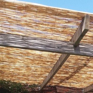 Bloesem Botsing Extreme armoede Rietmatten dak pergola | De perfecte natuurlijke zonwering